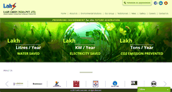 Desktop Screenshot of lahsindia.com
